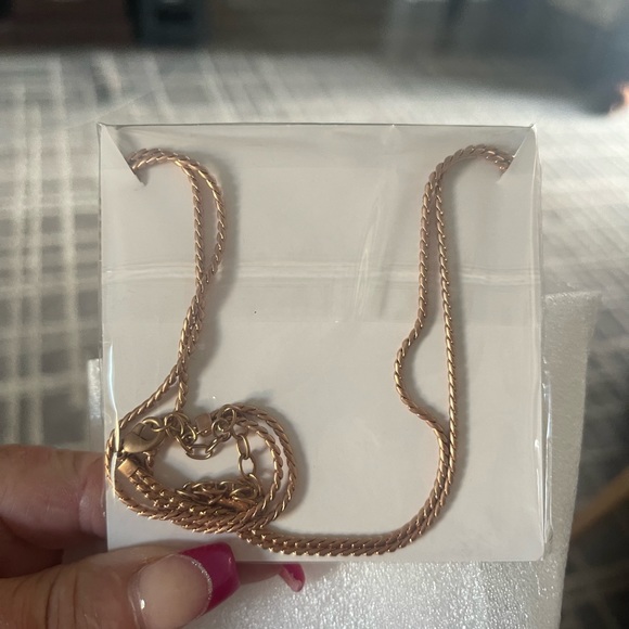 Keep Collective Chain & Leather Necklace NWT in packaging - Picture 2 of 3